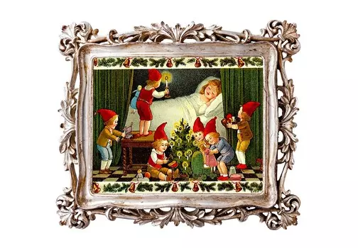 Картина с новым годом! (object desire) мультиколор 30x35x2 см.