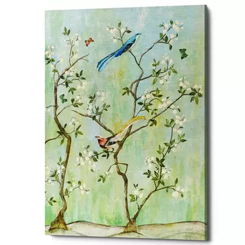 Картина «шинуазри», версия 4 (object desire) мультиколор 30x45x2 см.