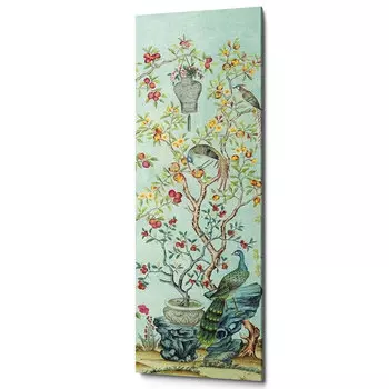 Картина «шинуазри», версия 9/3 (object desire) мультиколор 20x60x2 см.