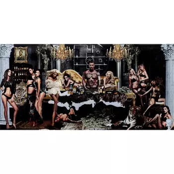 Картина single (kare) мультиколор 180x90 см.