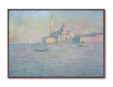 Репродукция картины на холсте the church of san giorgio maggiore, venice 1908г. (картины в квартиру) мультиколор 105x75 см.