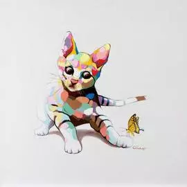 Картина vision (new impression) мультиколор 80x80 см.