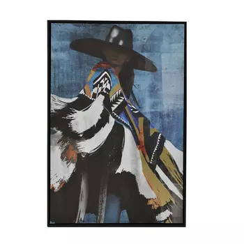 Картина в раме fjeld (to4rooms) синий 60x3x90 см.