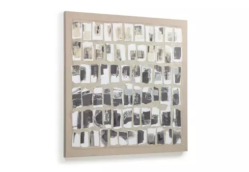 картина xiomara (la forma) мультиколор 80x80x3 см.