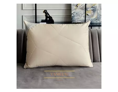 Кашемировая подушка анже (vanillas home) бежевый 50x70 см.