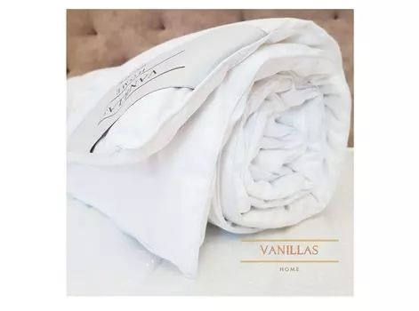 Кашемировое одеяло детское анже (vanillas home) белый 145x205 см.