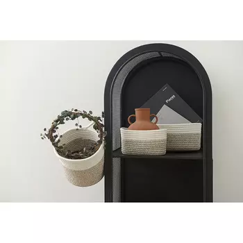 Кашпо gerd, d20х19 см, белое/светло-бежевое (bergenson bjorn) белый