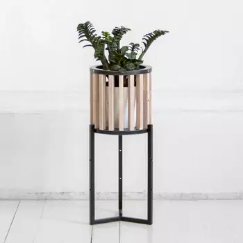 Кашпо куг (archpole) бежевый 34x50x34 см.