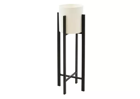 Кашпо на подставке elenshaer (to4rooms) белый 60.0 см.