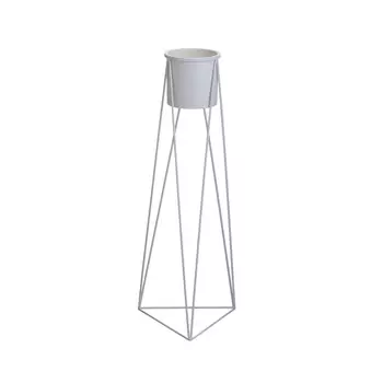 Кашпо на подставке outcome (to4rooms) белый 20x55x20 см.