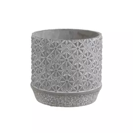 Кашпо norlorn (to4rooms) серый 17.5x16.0x17.5 см.