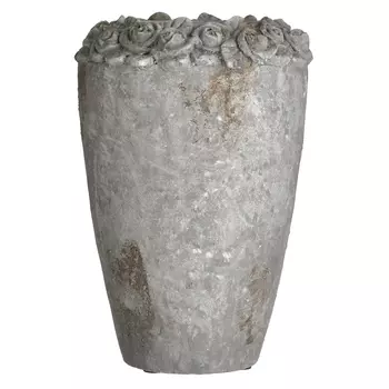 Кашпо (to4rooms) серый 22x32x22 см.