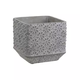 Кашпо torthtan (to4rooms) серый 17.5x16.0x17.5 см.