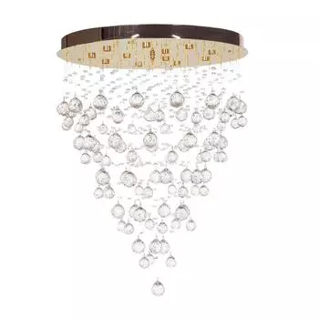 Каскадная люстра arti lampadari flusso h 1.4.55.615 g (arti lampadari) золотой 780 см.