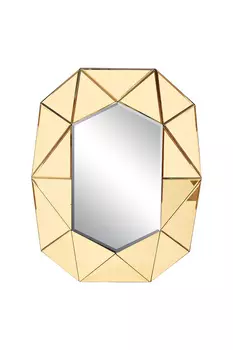 Kfg132 зеркало в золотой зеркальной раме 63*3*81см (garda decor) золотой