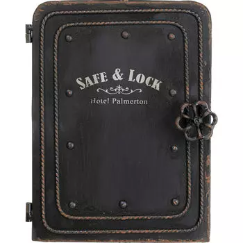 Ключница safe (kare) черный 24x31x13 см.