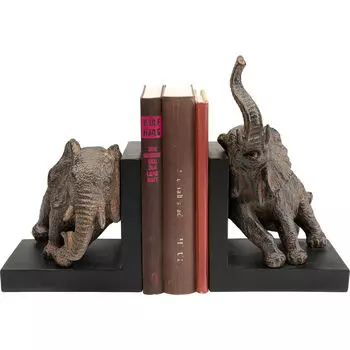 Книгодержатель elephants (kare) черный 47x42x36 см.