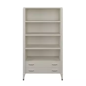 Книжный шкаф salerno (fratelli barri) белый 109x200x44 см.