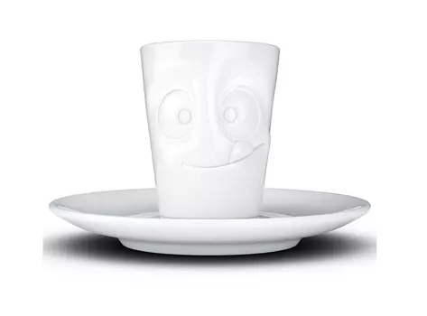 Кофейная чашка с блюдцем tassen tasty (tassen) белый 7x6x8 см.