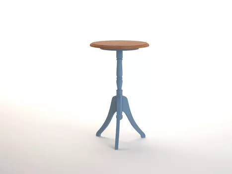 Кофейный стол leontina (etg-home) голубой 40.0x68.0x40.0 см.