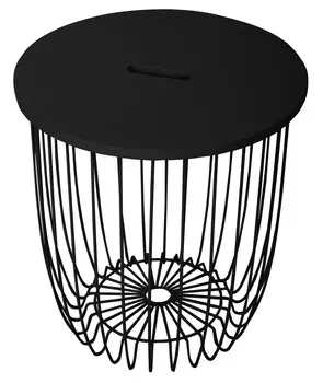 Кофейный столик easy (bradexhome) черный 41 см.