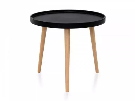 Кофейный столик kid (ogogo) черный 50 см.