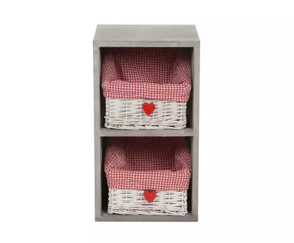 Комод abelie (to4rooms) черный 29x51x25 см.