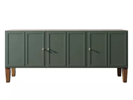 Комод andersen (etg-home) зеленый 165x70x40 см.