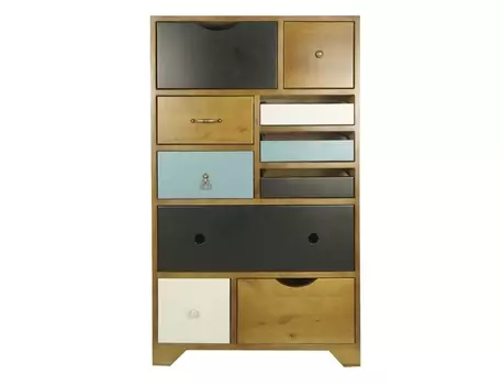 Комод aquarelle birch (etg-home) мультиколор 75x120x40 см.