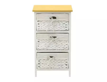 Комод azerhill (to4rooms) бежевый 35x62x29 см.