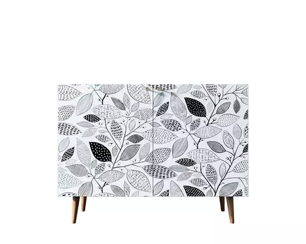 Комод berber (etg-home) белый 120x90x45 см.