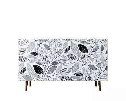 Комод berber (etg-home) белый 150x90x45 см.