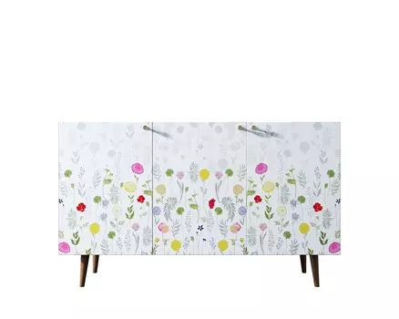 Комод berber (etg-home) белый 150x90x45 см.