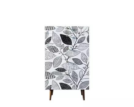 Комод berber (etg-home) белый 70x120x45 см.