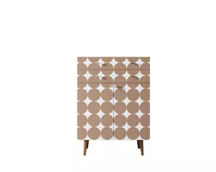 Комод berber (etg-home) коричневый 80x110x45 см.