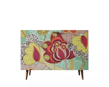 Комод berber (etg-home) мультиколор 120x90x45 см.