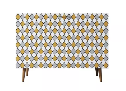 Комод berber (etg-home) мультиколор 120x90x45 см.