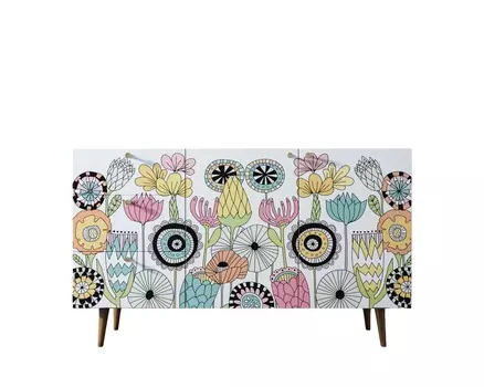 Комод berber (etg-home) мультиколор 150x90x45 см.