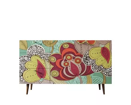 Комод berber (etg-home) мультиколор 150x90x45 см.