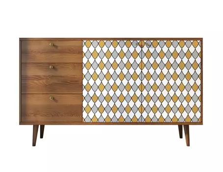 Комод berber (etg-home) мультиколор 150x90x45 см.