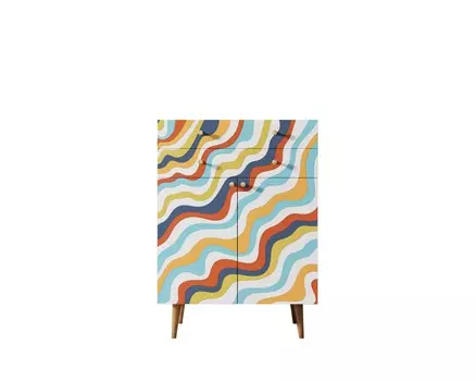 Комод berber (etg-home) мультиколор 80x110x45 см.