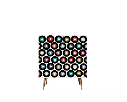 Комод berber (etg-home) мультиколор 80x90x45 см.