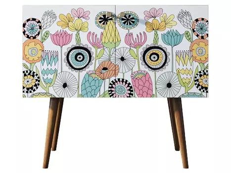 Комод berber (etg-home) мультиколор 90x80x40 см.