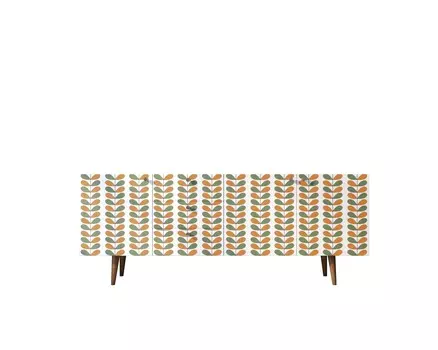 Комод berber (etg-home) оранжевый 180x70x40 см.