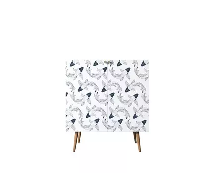 Комод berber (etg-home) серый 80x90x45 см.