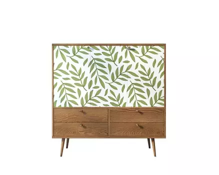 Комод berber (etg-home) зеленый 120x120x45 см.