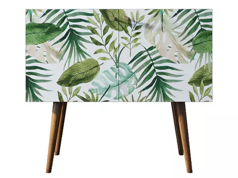 Комод berber (etg-home) зеленый 90x80x40 см.