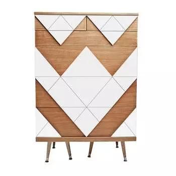 Комод big woo (woodi) белый 80x120x50 см.