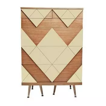 Комод big woo (woodi) бежевый 80x120x50 см.