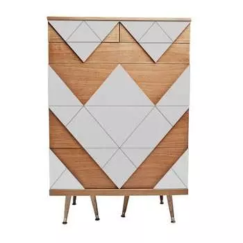 Комод big woo (woodi) серый 80x120x50 см.